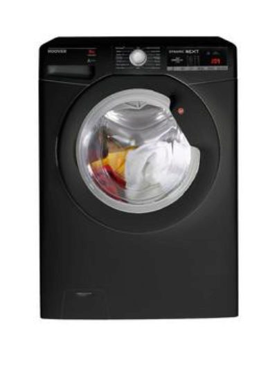 Hoover Dynamic Next Dxoa68Lb3B 8Kg Load, 1600 Spin Washing Machine - Black